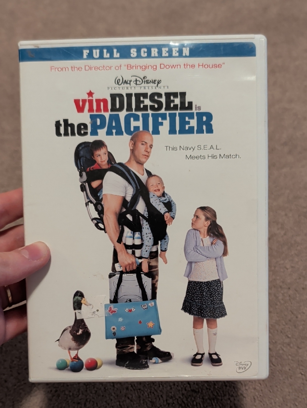 💜 5/$20 Vin Diesel The Pacifier DVD - White & Blue Cover